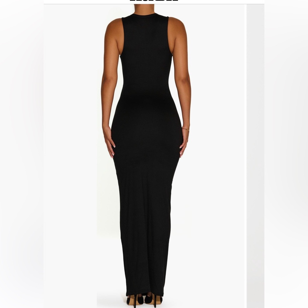 Naked Wardrobe Classic Black Maxi Dress - Picture 2 of 5